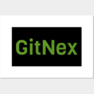 GitNex text only Posters and Art